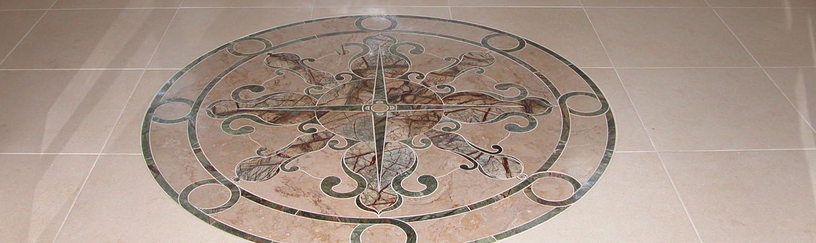 marble floor medallion